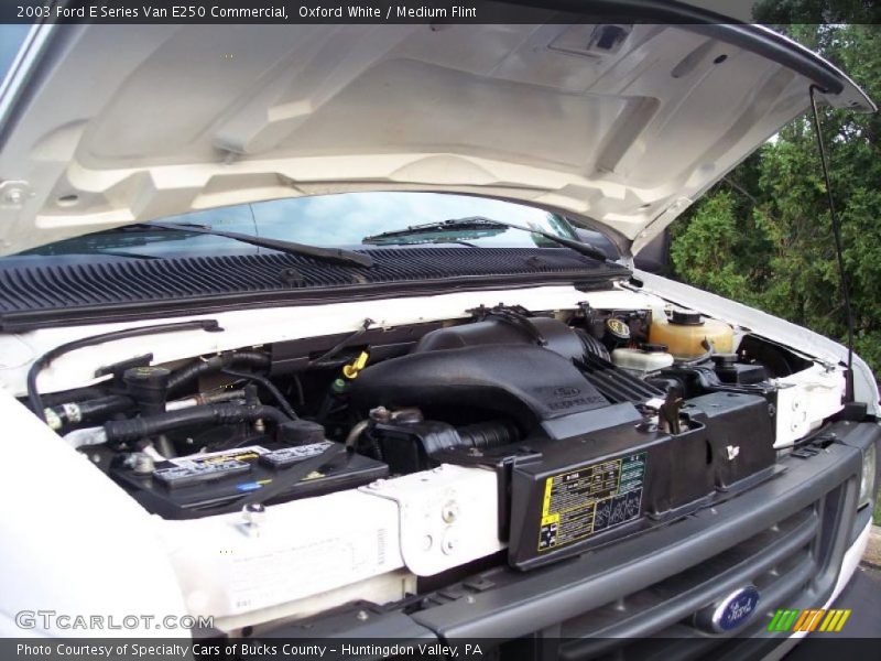 Oxford White / Medium Flint 2003 Ford E Series Van E250 Commercial