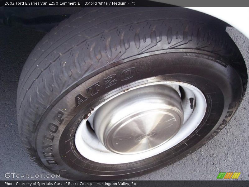Oxford White / Medium Flint 2003 Ford E Series Van E250 Commercial