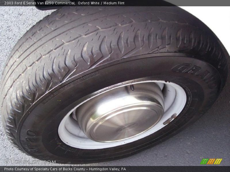 Oxford White / Medium Flint 2003 Ford E Series Van E250 Commercial