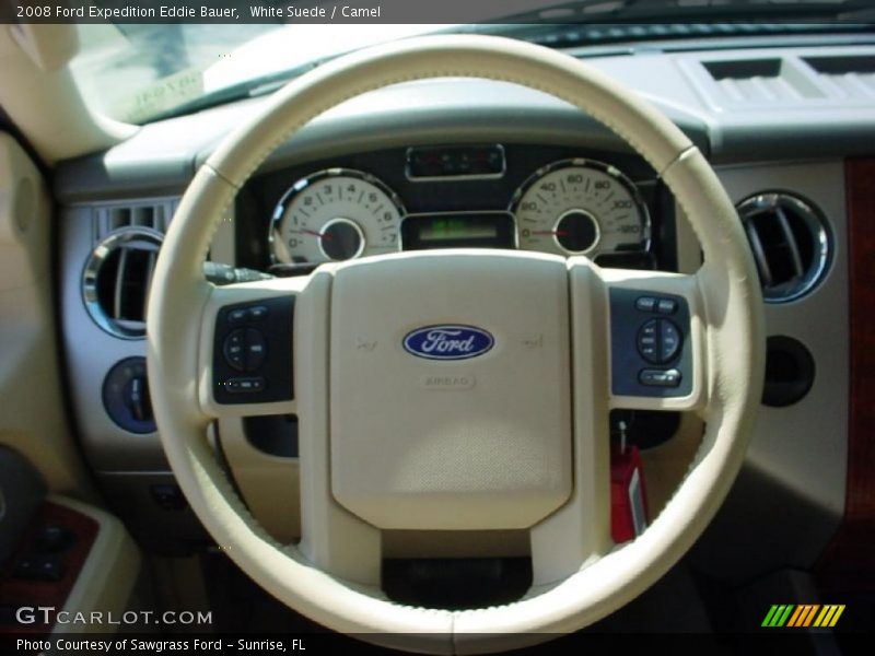 White Suede / Camel 2008 Ford Expedition Eddie Bauer