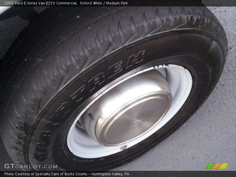 Oxford White / Medium Flint 2003 Ford E Series Van E250 Commercial