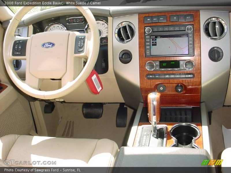 White Suede / Camel 2008 Ford Expedition Eddie Bauer