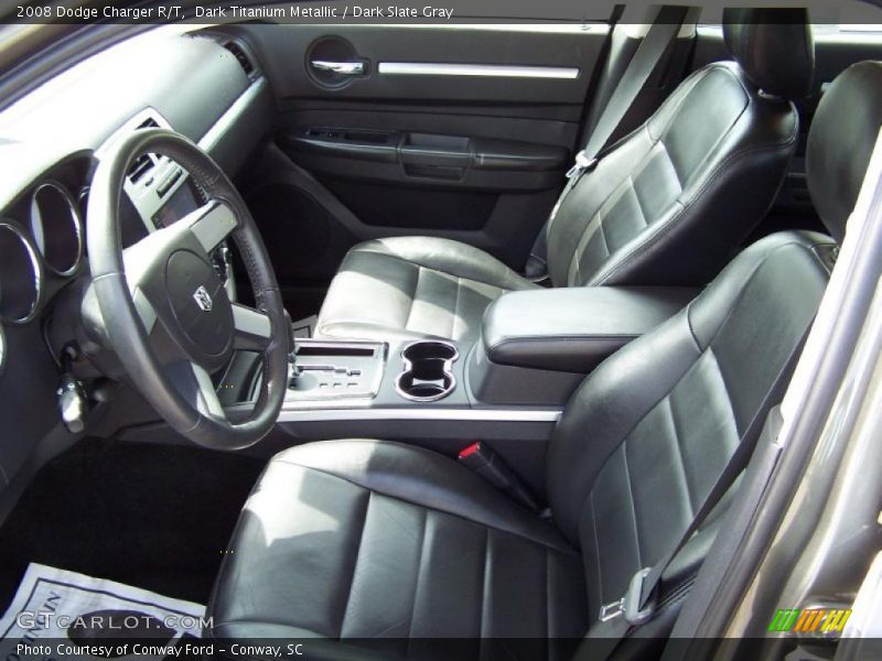 Dark Titanium Metallic / Dark Slate Gray 2008 Dodge Charger R/T