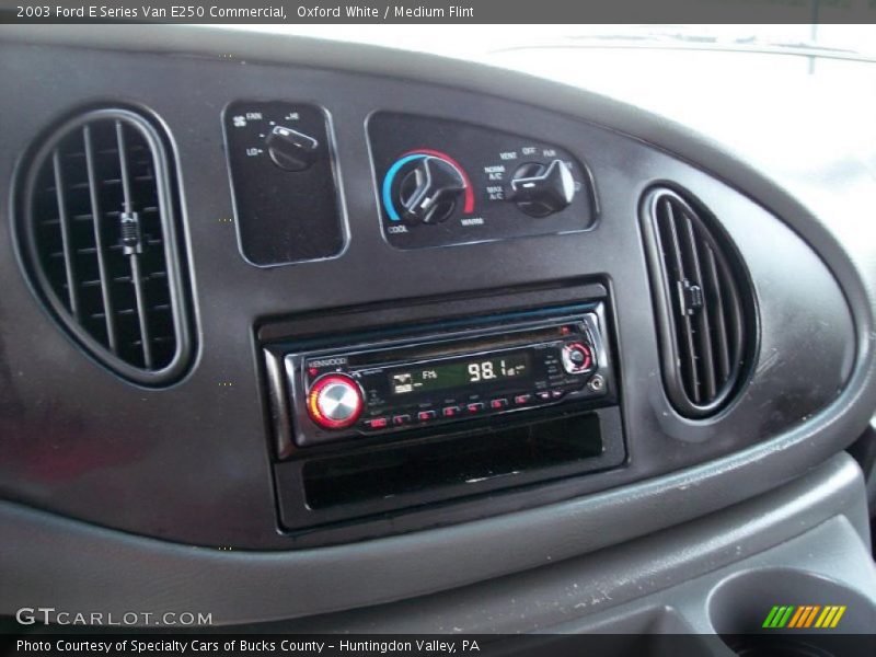 Oxford White / Medium Flint 2003 Ford E Series Van E250 Commercial