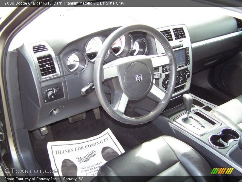 Dark Titanium Metallic / Dark Slate Gray 2008 Dodge Charger R/T
