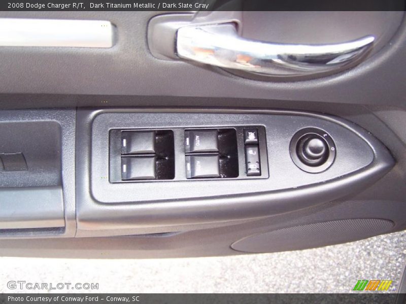 Dark Titanium Metallic / Dark Slate Gray 2008 Dodge Charger R/T