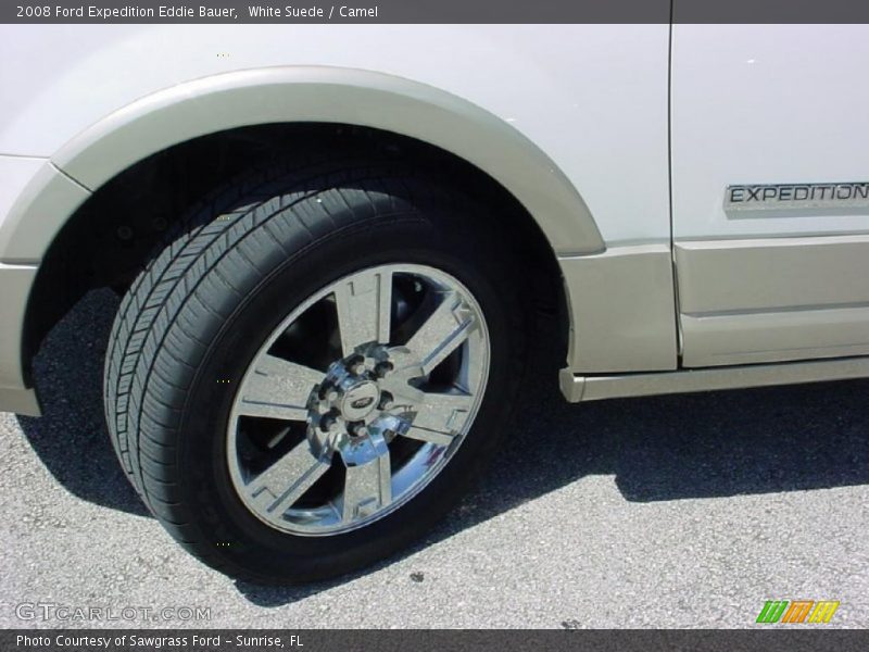 White Suede / Camel 2008 Ford Expedition Eddie Bauer