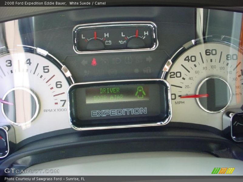 White Suede / Camel 2008 Ford Expedition Eddie Bauer