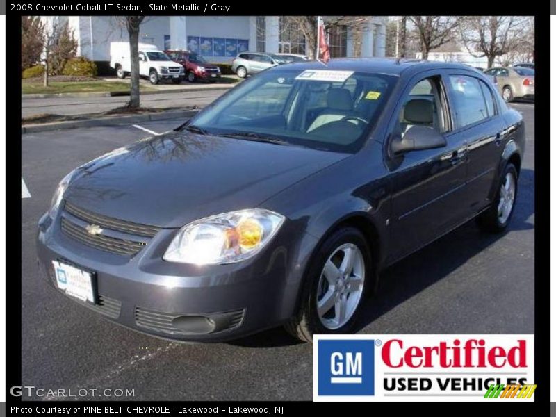Slate Metallic / Gray 2008 Chevrolet Cobalt LT Sedan