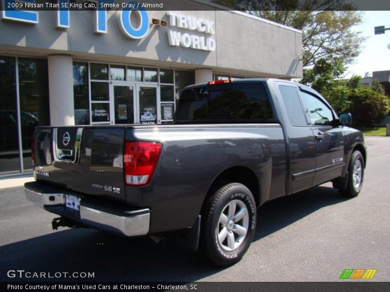 Smoke Gray / Almond 2009 Nissan Titan SE King Cab