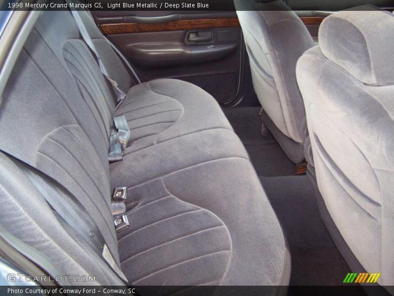 Light Blue Metallic / Deep Slate Blue 1998 Mercury Grand Marquis GS