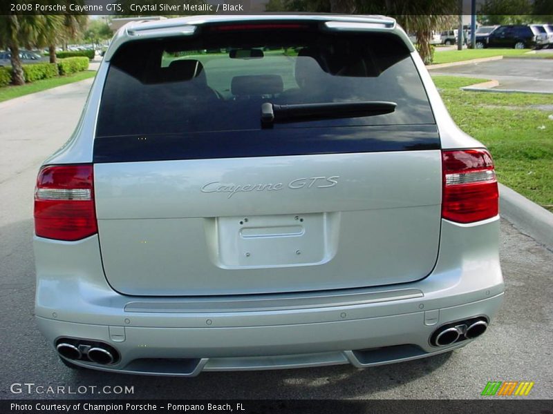 Crystal Silver Metallic / Black 2008 Porsche Cayenne GTS