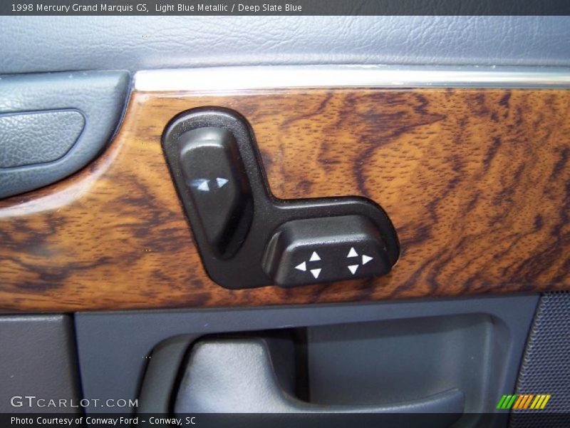 Light Blue Metallic / Deep Slate Blue 1998 Mercury Grand Marquis GS