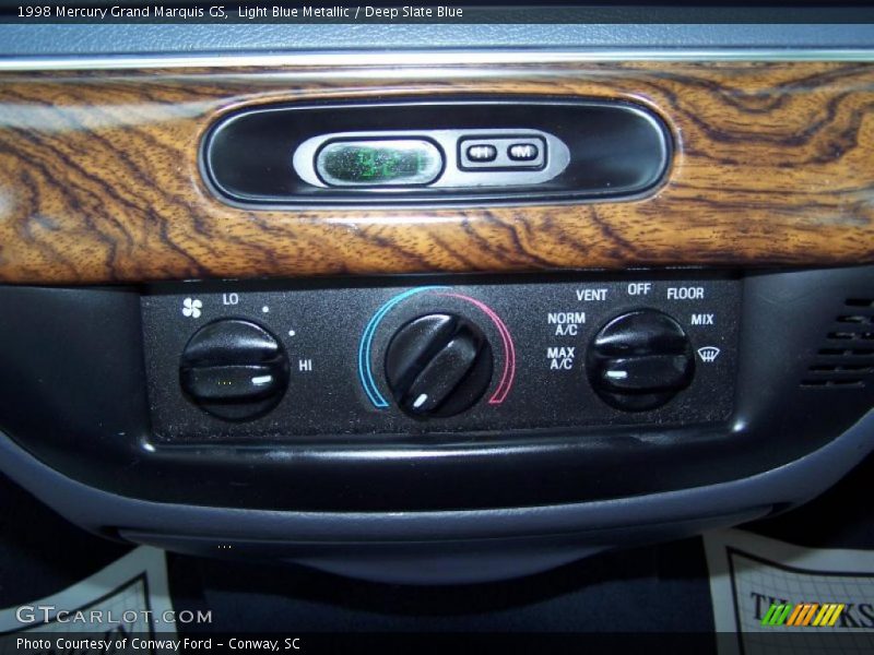 Light Blue Metallic / Deep Slate Blue 1998 Mercury Grand Marquis GS