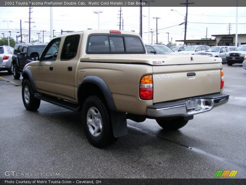 Mystic Gold Metallic / Oak Beige 2001 Toyota Tacoma PreRunner Double Cab