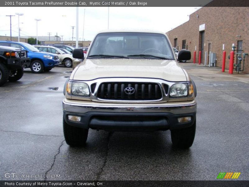 Mystic Gold Metallic / Oak Beige 2001 Toyota Tacoma PreRunner Double Cab