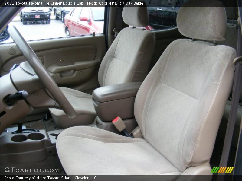 Mystic Gold Metallic / Oak Beige 2001 Toyota Tacoma PreRunner Double Cab