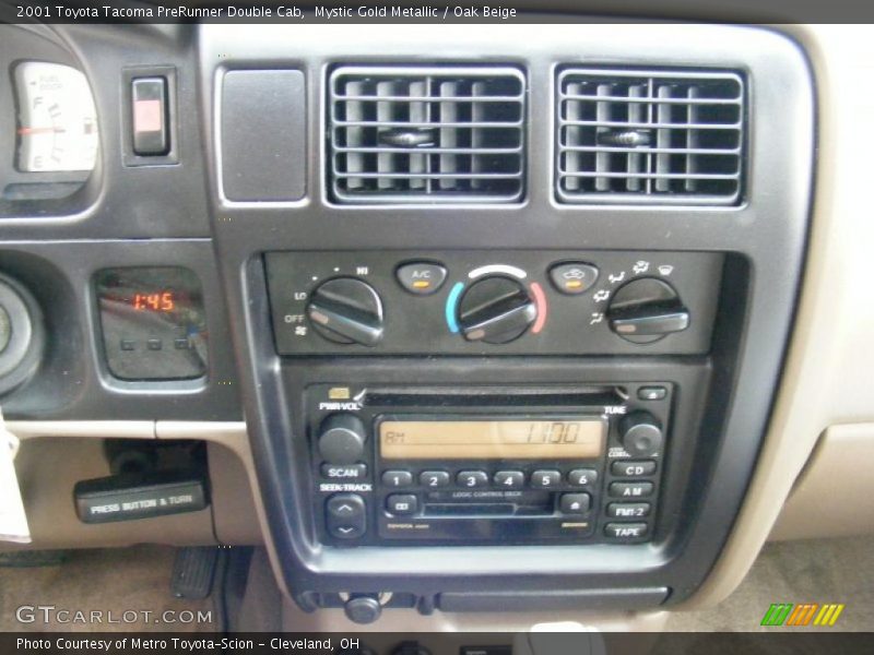 Mystic Gold Metallic / Oak Beige 2001 Toyota Tacoma PreRunner Double Cab