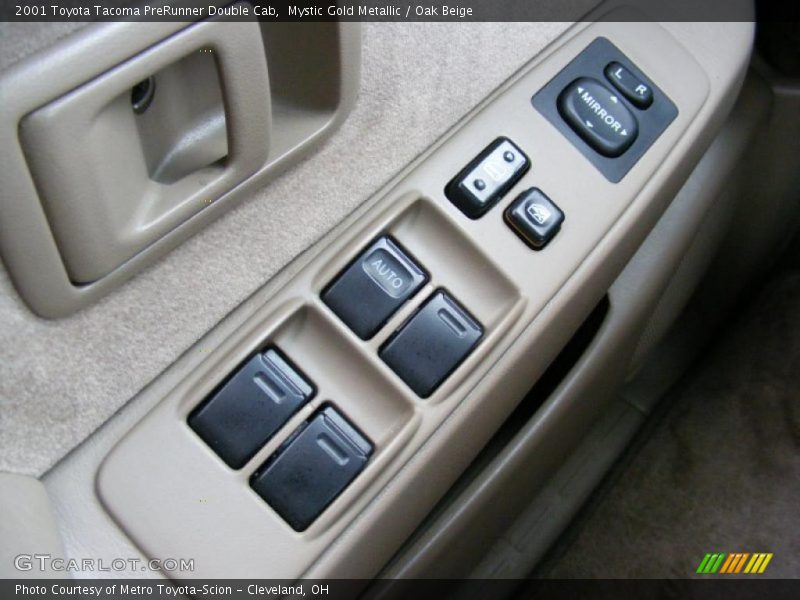 Mystic Gold Metallic / Oak Beige 2001 Toyota Tacoma PreRunner Double Cab
