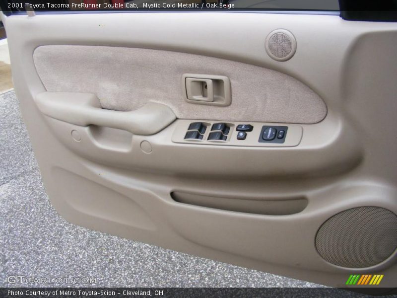 Mystic Gold Metallic / Oak Beige 2001 Toyota Tacoma PreRunner Double Cab