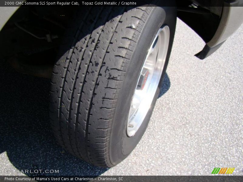 Topaz Gold Metallic / Graphite 2000 GMC Sonoma SLS Sport Regular Cab