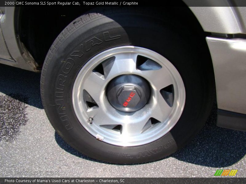 Topaz Gold Metallic / Graphite 2000 GMC Sonoma SLS Sport Regular Cab