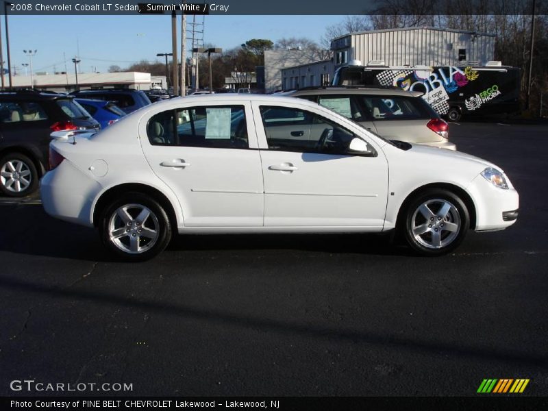 Summit White / Gray 2008 Chevrolet Cobalt LT Sedan