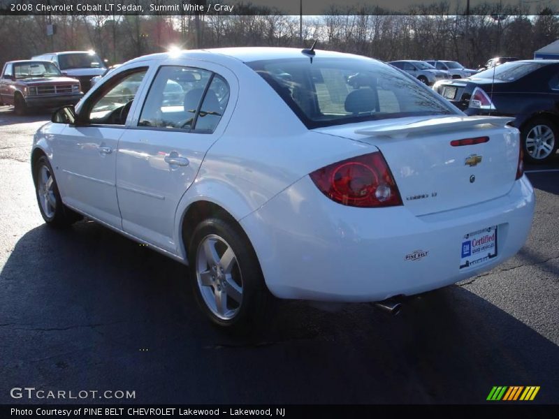 Summit White / Gray 2008 Chevrolet Cobalt LT Sedan