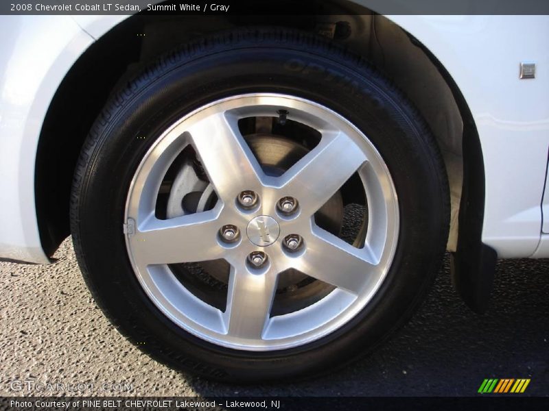 Summit White / Gray 2008 Chevrolet Cobalt LT Sedan