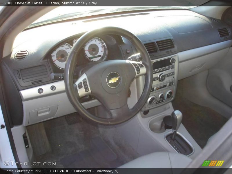 Summit White / Gray 2008 Chevrolet Cobalt LT Sedan