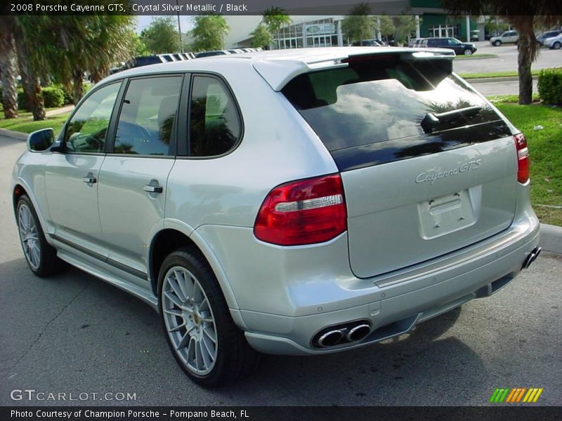 Crystal Silver Metallic / Black 2008 Porsche Cayenne GTS