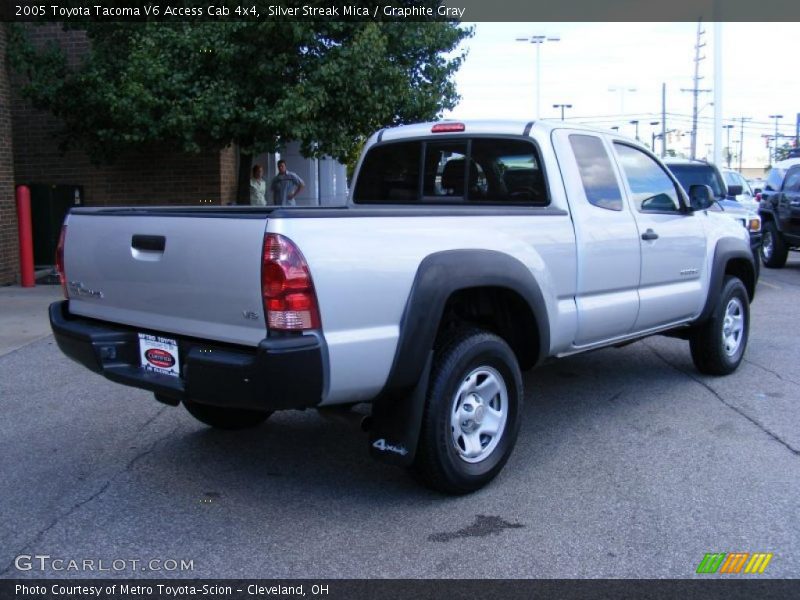 Silver Streak Mica / Graphite Gray 2005 Toyota Tacoma V6 Access Cab 4x4