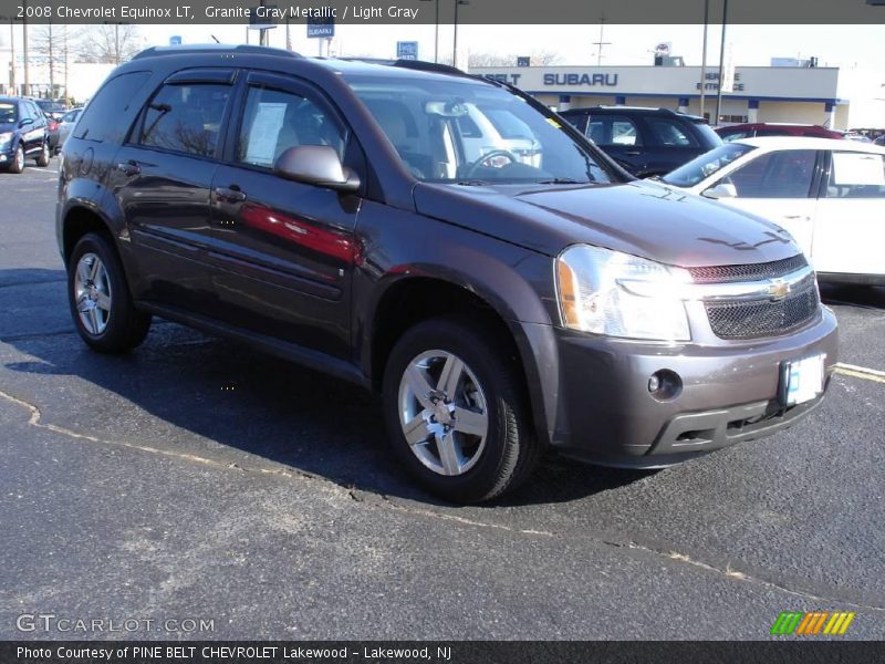 Granite Gray Metallic / Light Gray 2008 Chevrolet Equinox LT