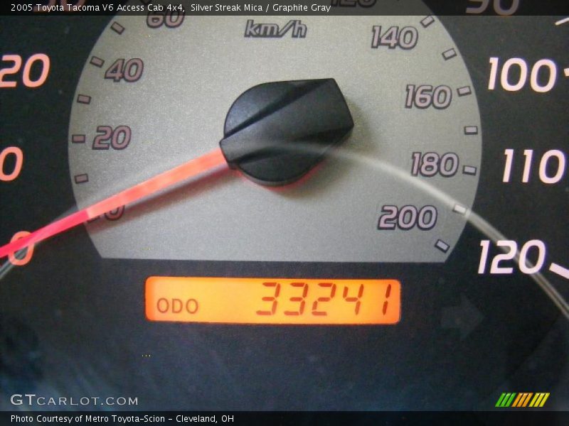 Silver Streak Mica / Graphite Gray 2005 Toyota Tacoma V6 Access Cab 4x4