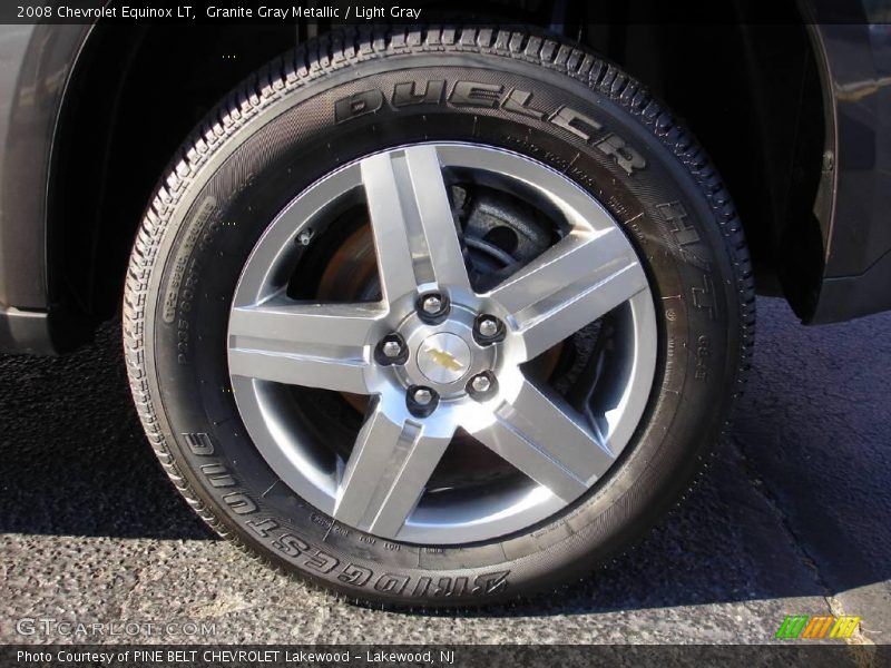 Granite Gray Metallic / Light Gray 2008 Chevrolet Equinox LT