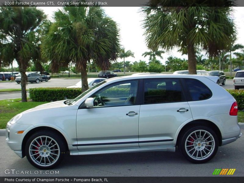 Crystal Silver Metallic / Black 2008 Porsche Cayenne GTS