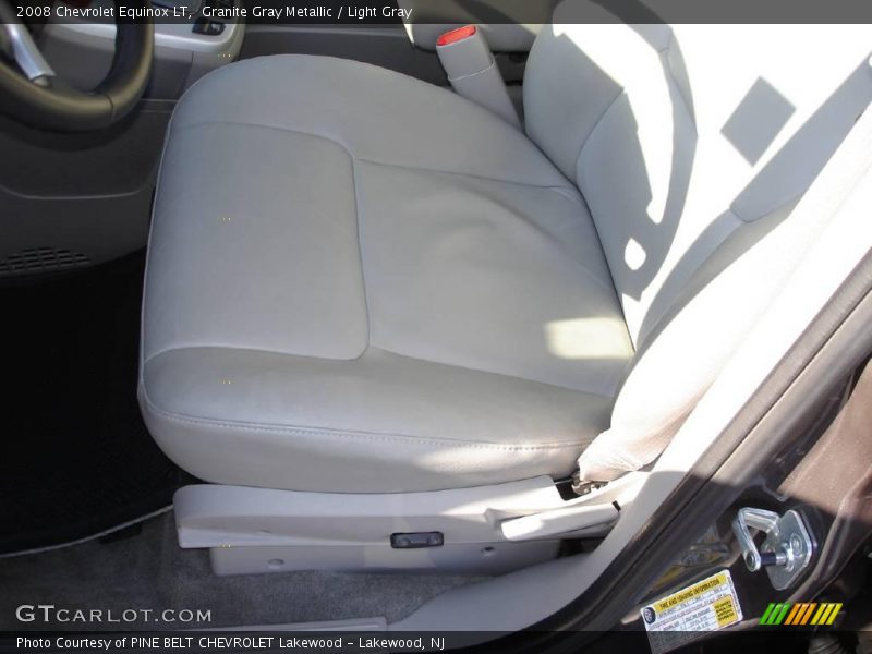 Granite Gray Metallic / Light Gray 2008 Chevrolet Equinox LT