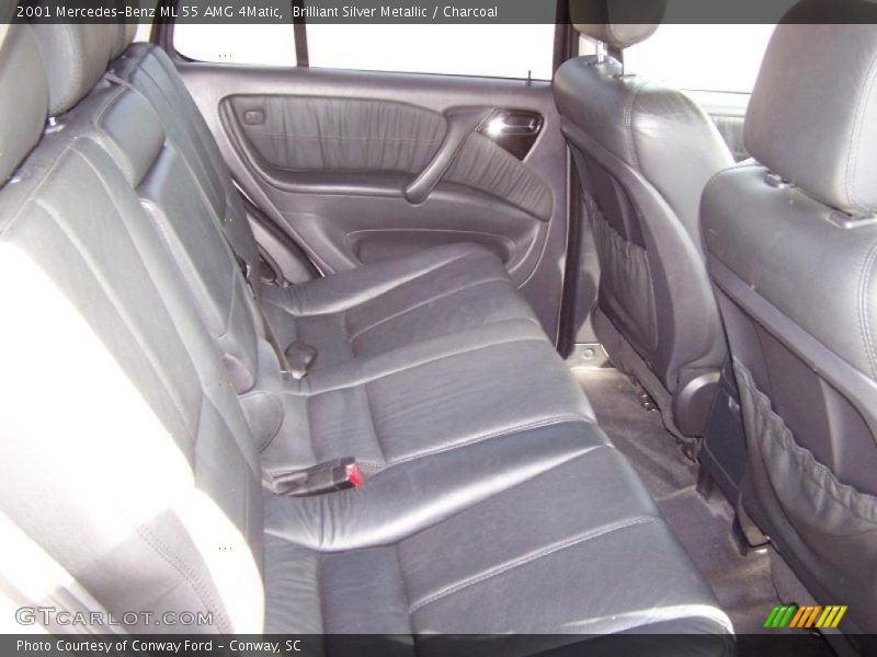 Brilliant Silver Metallic / Charcoal 2001 Mercedes-Benz ML 55 AMG 4Matic