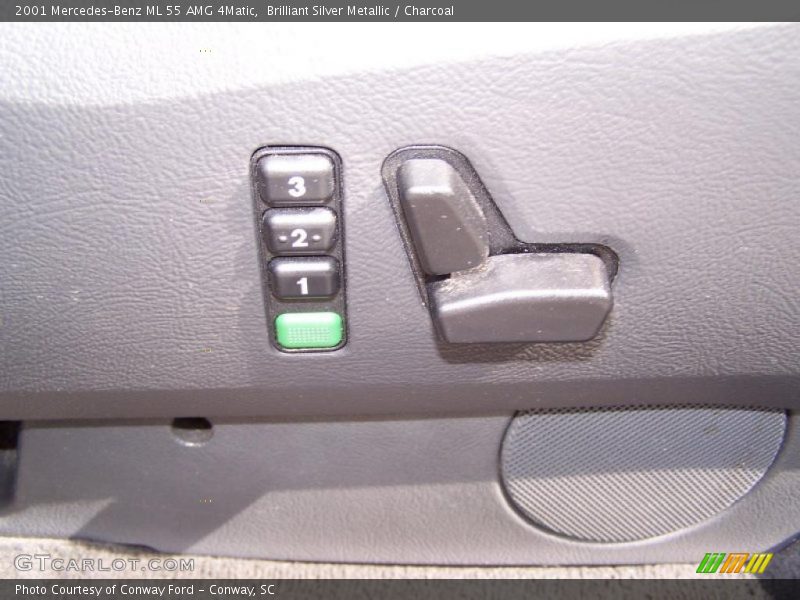 Brilliant Silver Metallic / Charcoal 2001 Mercedes-Benz ML 55 AMG 4Matic