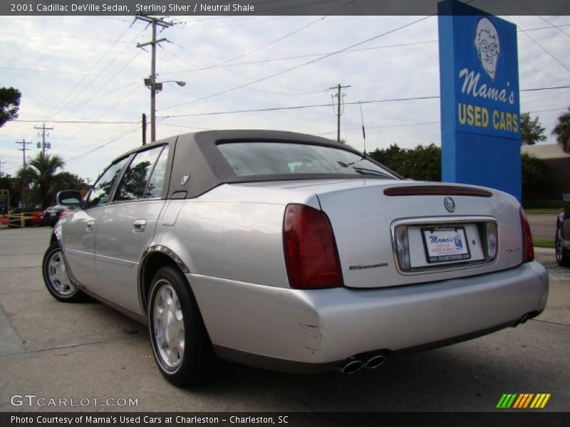 Sterling Silver / Neutral Shale 2001 Cadillac DeVille Sedan