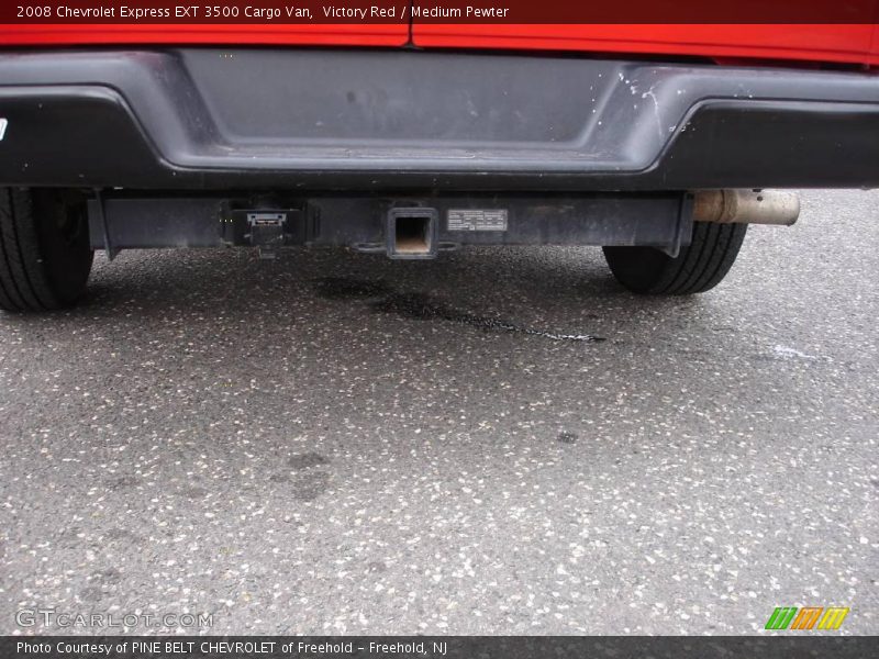 Victory Red / Medium Pewter 2008 Chevrolet Express EXT 3500 Cargo Van