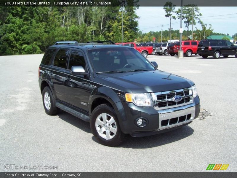 Tungsten Grey Metallic / Charcoal 2008 Ford Escape Limited