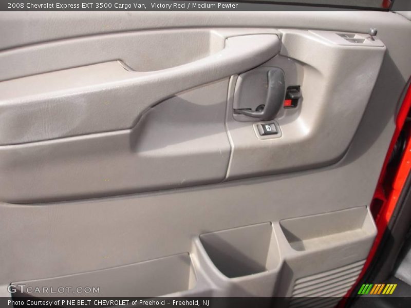Victory Red / Medium Pewter 2008 Chevrolet Express EXT 3500 Cargo Van