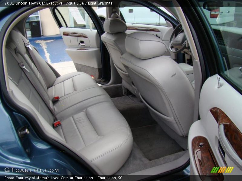 Aqua Blue / Light Graphite 2001 Lincoln Town Car Executive