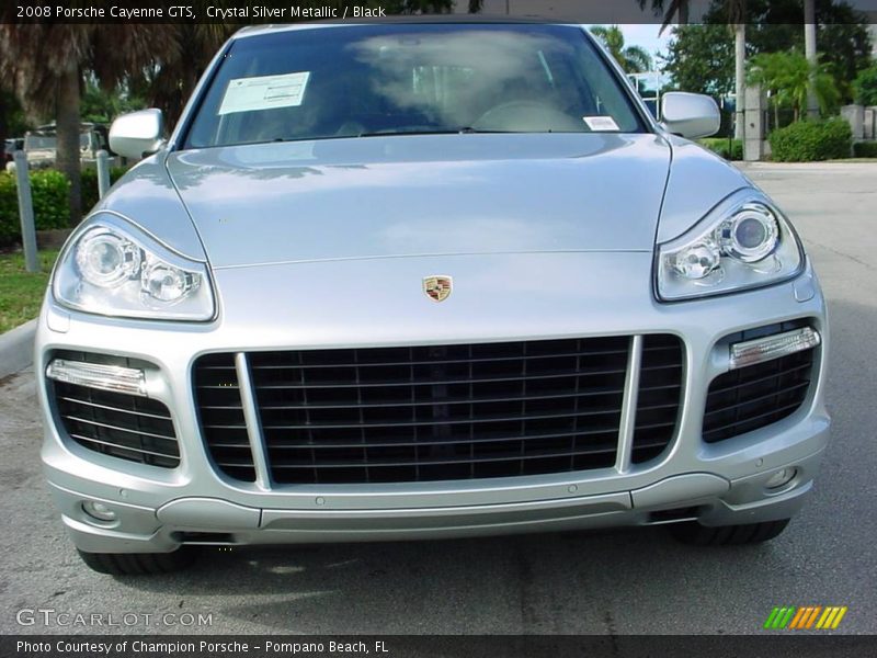 Crystal Silver Metallic / Black 2008 Porsche Cayenne GTS