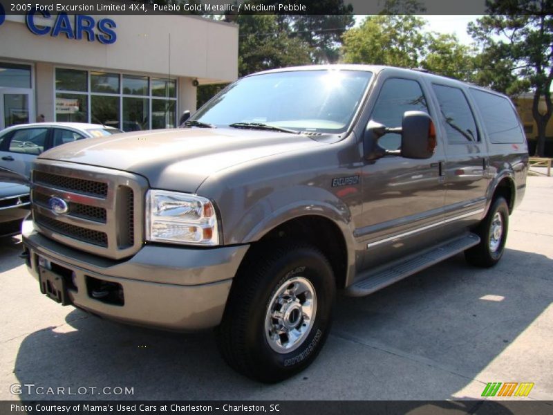 Pueblo Gold Metallic / Medium Pebble 2005 Ford Excursion Limited 4X4