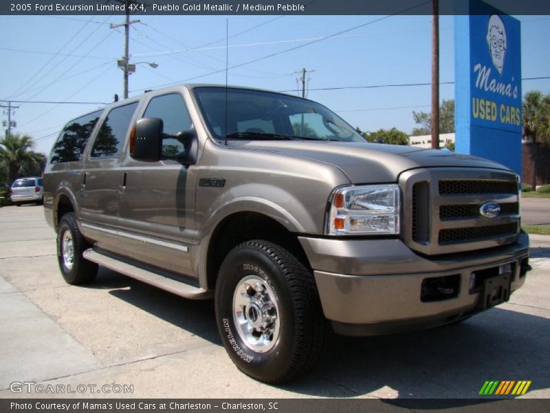Pueblo Gold Metallic / Medium Pebble 2005 Ford Excursion Limited 4X4