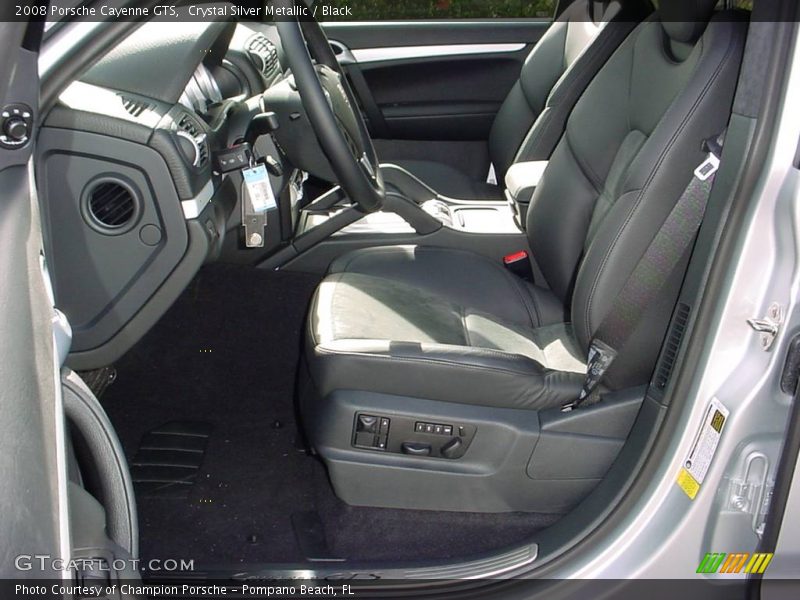Crystal Silver Metallic / Black 2008 Porsche Cayenne GTS