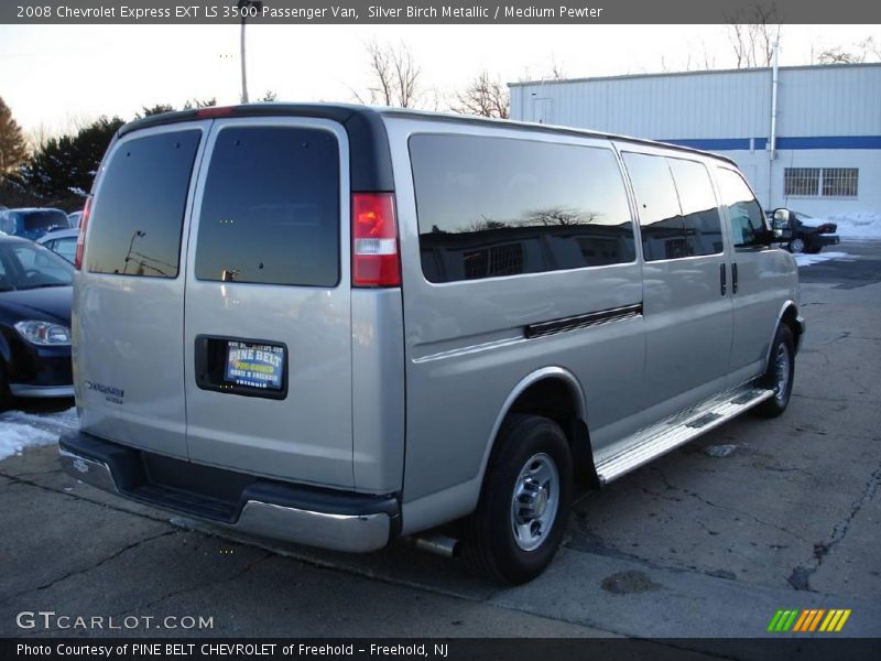 Silver Birch Metallic / Medium Pewter 2008 Chevrolet Express EXT LS 3500 Passenger Van