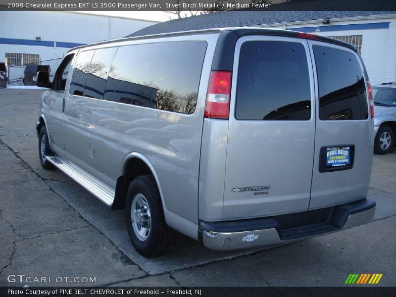 Silver Birch Metallic / Medium Pewter 2008 Chevrolet Express EXT LS 3500 Passenger Van